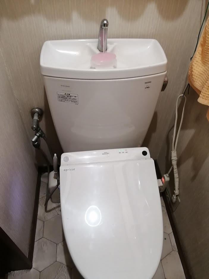 岩沼市でトイレつまり解消作業を行いまいした。