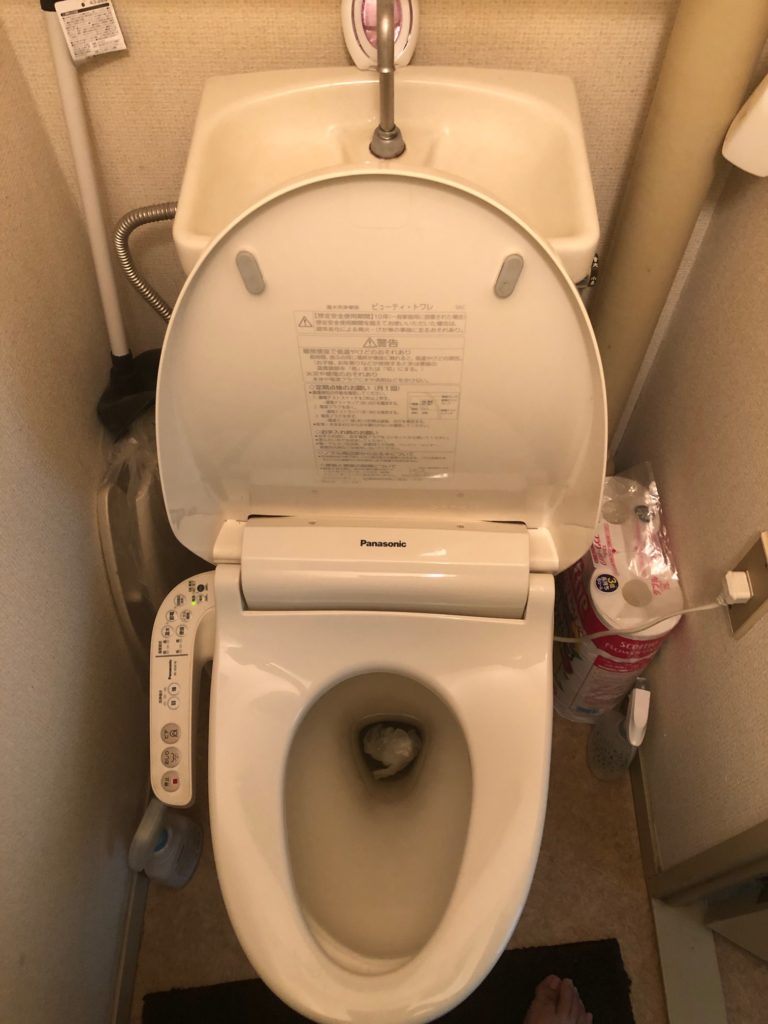 大崎市でトイレつまりを解決しました。