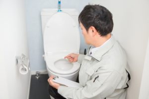 トイレの点検